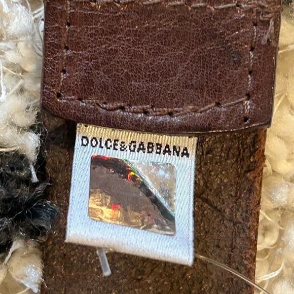 Vintage Dolce & Gabbana Leather Belt